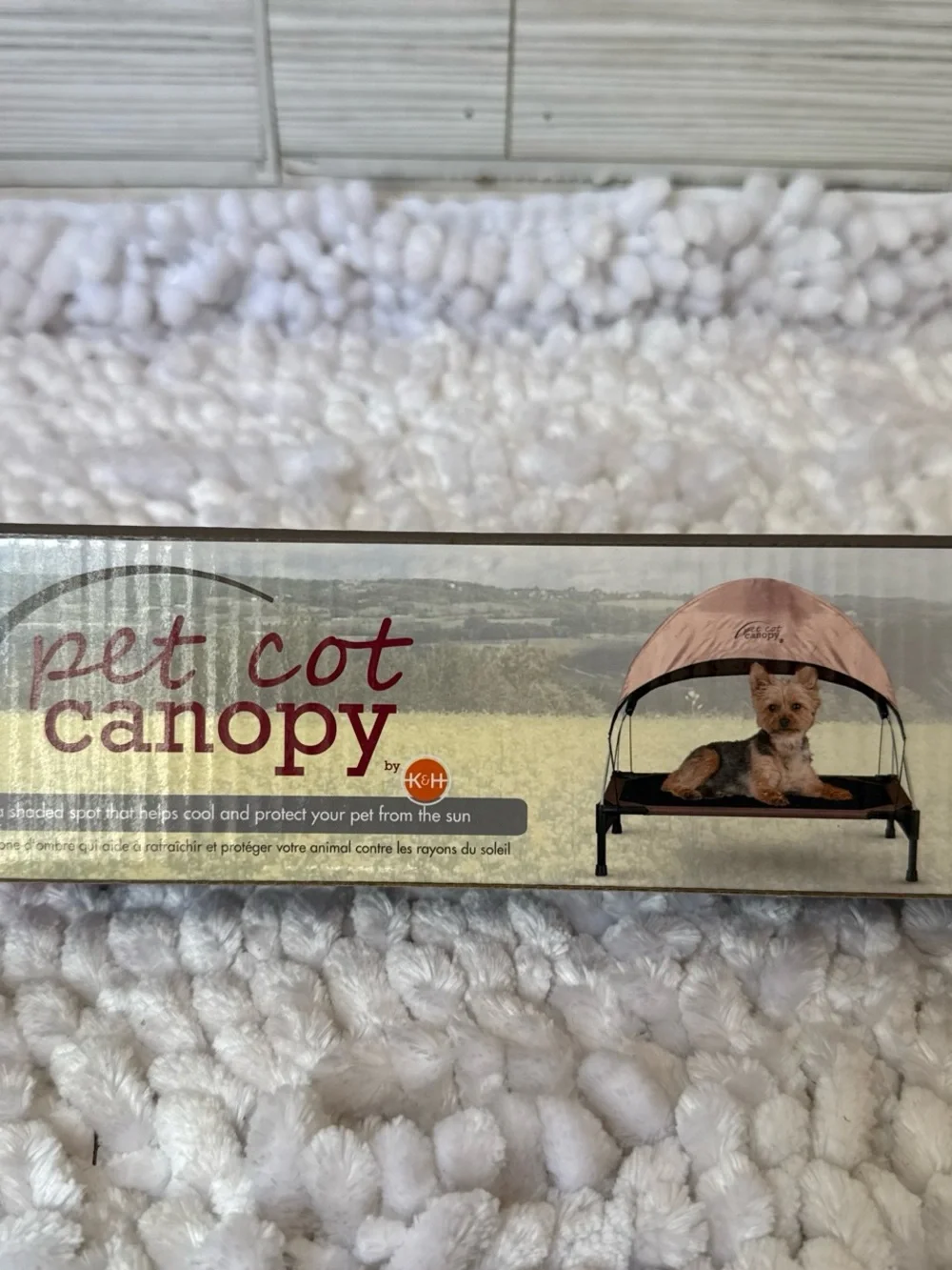 Pet Cot Canopy by K&H - Tan
